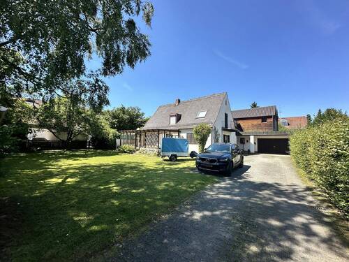 Gartenansicht - 4 Zimmer Einfamilienhaus in Vaterstetten