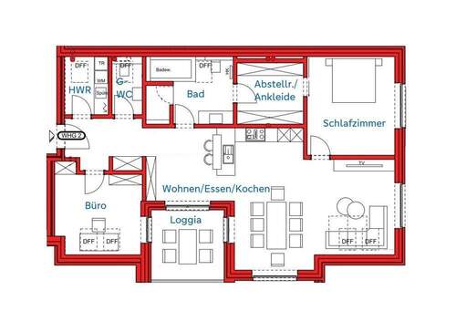 Wohnung 02 - 129,07 m² - 