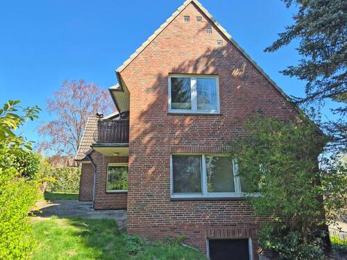 Gartenansicht - 3 Zimmer Terrassenwohnung zur Miete in Jesteburg