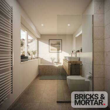 Oblatterwall Badezimmer (Visualisierung) - 