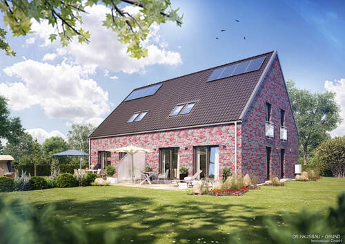 Ausstattungsvariante mit Verblendoptik - 4 Zimmer Doppelhaushälfte zum Kaufen in Hamburg