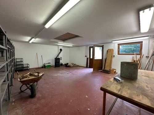 Werkstattraum unter der Garage - 