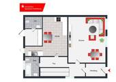 Grundriss Erdgeschoss - Einfamilienhaus mit 70,00 m&sup2; in Neckargemünd zum Kaufen