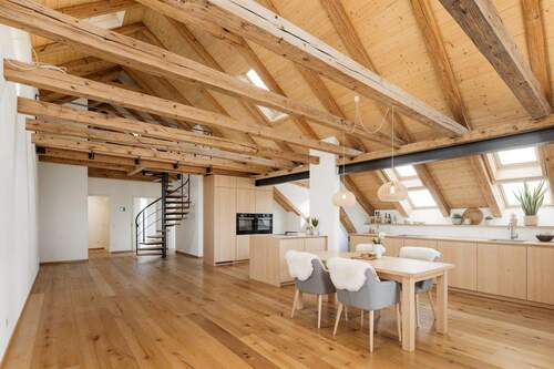 Küche_Visualisierung - 6 Zimmer Etagenwohnung in Garmisch-Partenkirchen