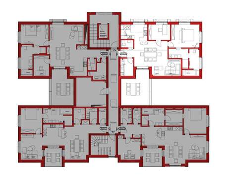 Dachgeschoss - 3 Zimmer Etagenwohnung in Werlte