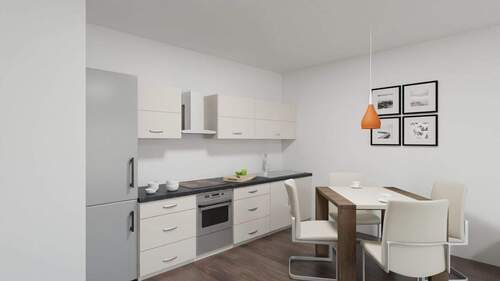 Küche - 2 Zimmer Terrassenwohnung in Achim