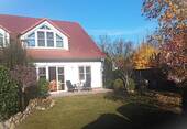 Garten mit Terrasse - 5 Zimmer Doppelhaushälfte zum Kaufen in Garz/Rügen