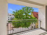 Aussicht von der Loggia - 2 Zimmer Etagenwohnung in Ingolstadt