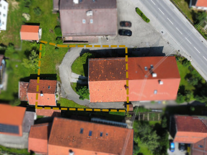 Grundstücksansicht Ausrichtung Nord - Zentral, ruhig, naturnah - Baugrundstück mit großem Potential im Herzen von Bad Kohlgrub