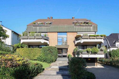 Vorderansicht - Maisonettewohnung in Bonn-Muffendorf mit 2 Balkonen und traumhaftem Ausblick auf das Siebengebirge