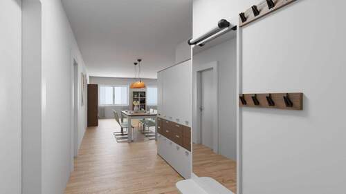 Flur-Visualisierung - Etagenwohnung mit 120,00 m&sup2; in Ühlingen-Birkendorf / Berau zum Kaufen