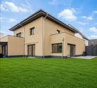 Hausansicht Garten - Modernes Wohnerlebnis im Erstbezug: Großzügige Neubau-Doppelhaushälfte in Leverkusen
