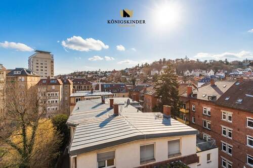 Ausblick - ** Über den Dächern von Stuttgart - Stilvoller Altbau im Herzen der Stadt **