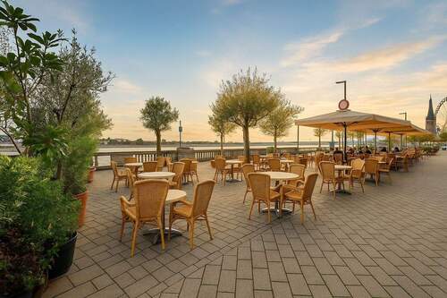 Terrasse - Gewerbeobjekt (Büro, Produktion, Verkauf) in Düsseldorf zur Miete