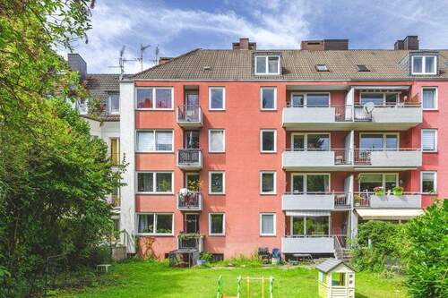 Rückansicht - Mehrfamilienhaus, Wohnhaus in Aachen zum Kaufen