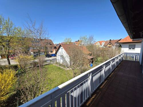 Blick Loggia auf den Garten West/Nord - 