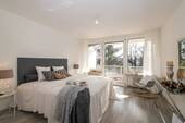 Schlafzimmer - 2-Zimmer-Wohnung mit großer Süd-Loggia und exklusiver Wellness Oase in ruhiger Lage