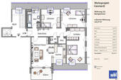 Grundriss 4-Zimmerwohnung - 