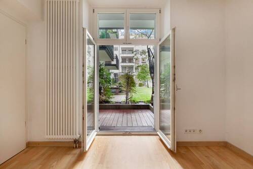 Terrassentür - Terrassenwohnung mit 48,20 m&sup2; in Berlin zum Kaufen