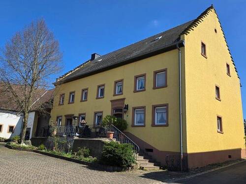 Ansicht mit Hof 3 - 8 Zimmer Einfamilienhaus zum Kaufen in Bitburg / Masholder