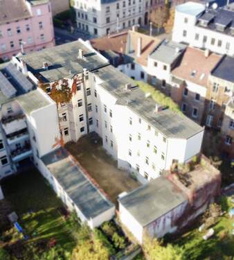 Objektansicht - 3 Zimmer Mehrfamilienhaus, Wohnhaus in Halle (Saale)