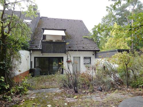 Rückansicht Terrasse/Garten - Doppelhaushälfte mit 184,00 m² in Ratingen zum Kaufen