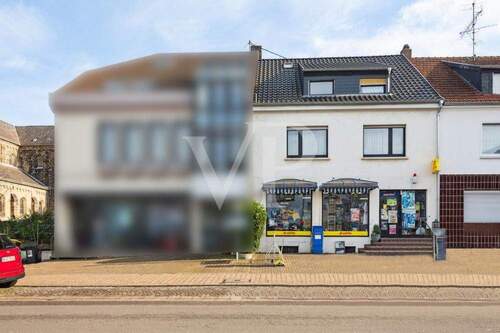 Straßenansicht - 7 Zimmer Mehrfamilienhaus, Wohnhaus in Ensdorf