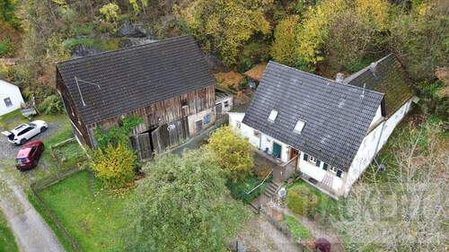 Luftaufnahme - 4 Zimmer Einfamilienhaus zum Kaufen in Wonsees / Schirradorf