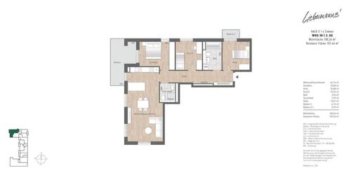 Bild 3 - 4 Zimmer Etagenwohnung in München