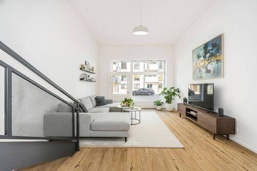 Unverbindliche Visualisierung - Bezugsfertige Galeriewohnung mit Loft-Charakter im denkmalgeschützten Altbau