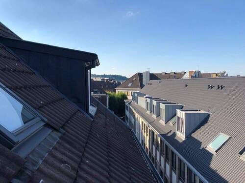 Blick aus der Dachgeschosswohnung - 