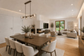 Bsp. Wohnzimmer visualisiert - 8 Zimmer Einfamilienhaus in Schliersee