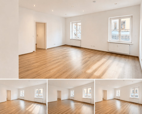 Modernes, helles Wohnzimmer - 