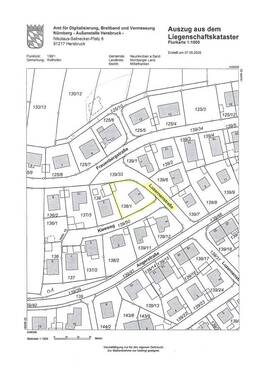 Lageplan Flur-Nr. 138/1 - 