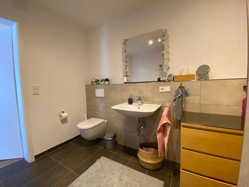 Blick ins Badezimmer - 