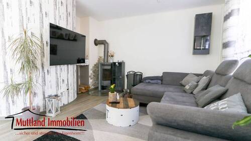 Wohnbereich mit Kamin - 