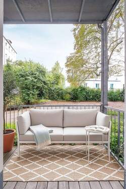 Terrasse - 1 Zimmer Etagenwohnung in Berlin