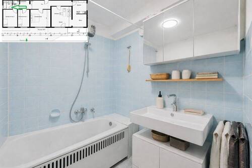 Tageslichtbad mit Fenster - 