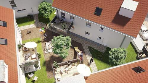 wuerzburger-strasse_innenhof_01 Kopie.jpg - 3 Zimmer Etagenwohnung zum Kaufen in Gerbrunn