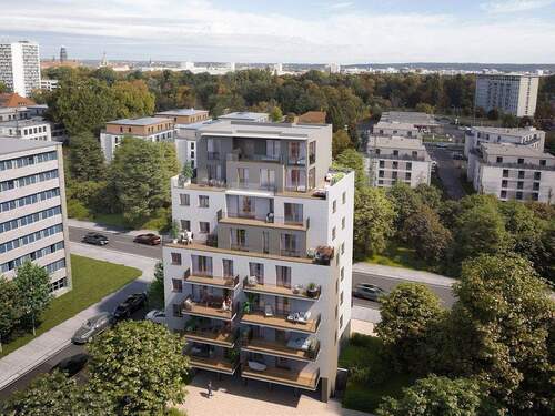 Neubau - 4 Zimmer Etagenwohnung zum Kaufen in Dresden / Südvorstadt-West