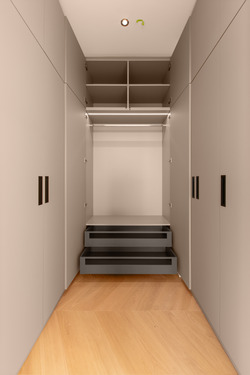 Begehbare Ankleide im Schlafzimmer - 