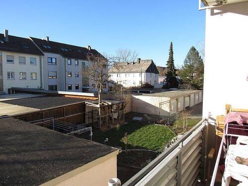 Ausblick vom Balkon - 4 Zimmer Etagenwohnung zur Miete in Schweinfurt