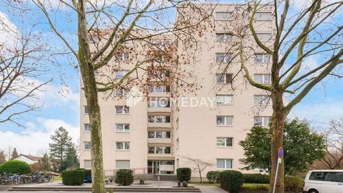 Außenansicht 2 - Gepflegte 1-Zimmer-Wohnung mit Balkon in Mainz-Oberstadt