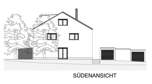 Südansicht - Reihenendhaus mit 115,00 m&sup2; in Ingolstadt zum Kaufen