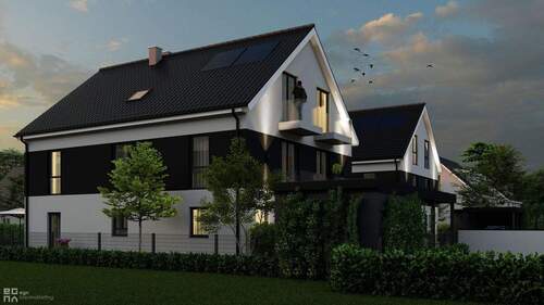 Bild 1 - Doppelhaushälfte Erding - Neubau - sehr gute Lage