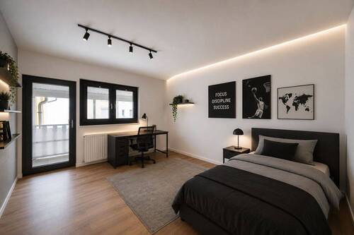 1. Jugendzimmer visualisiert - 