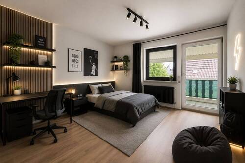 2. Jugendzimmer visualisiert - 