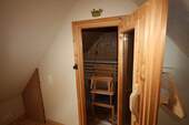 Saunaanlage im Spitzbodenbereich - 