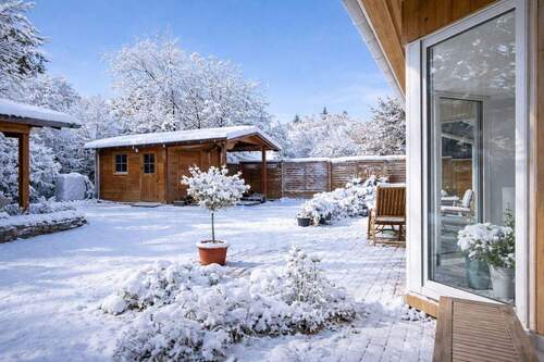 Garten Winteransicht - Einfamilienhaus mit 121,20 m&sup2; in Berlin - Pankow zum Kaufen