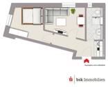 Grundriss - Etagenwohnung mit 38,60 m&sup2; in Berlin zum Kaufen